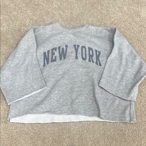 Source Unknown Gray New York  Sweatshirt